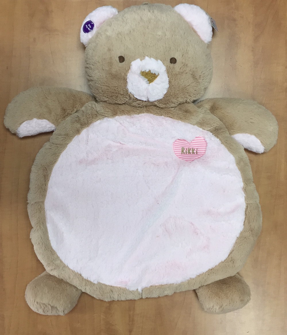 Bear Pink Baby Mat